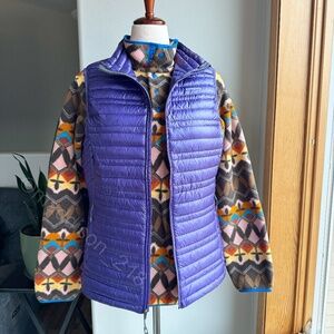 Patagonia Ultralight Down Vest Concord Purple Large 800-fill-power Goosedown L